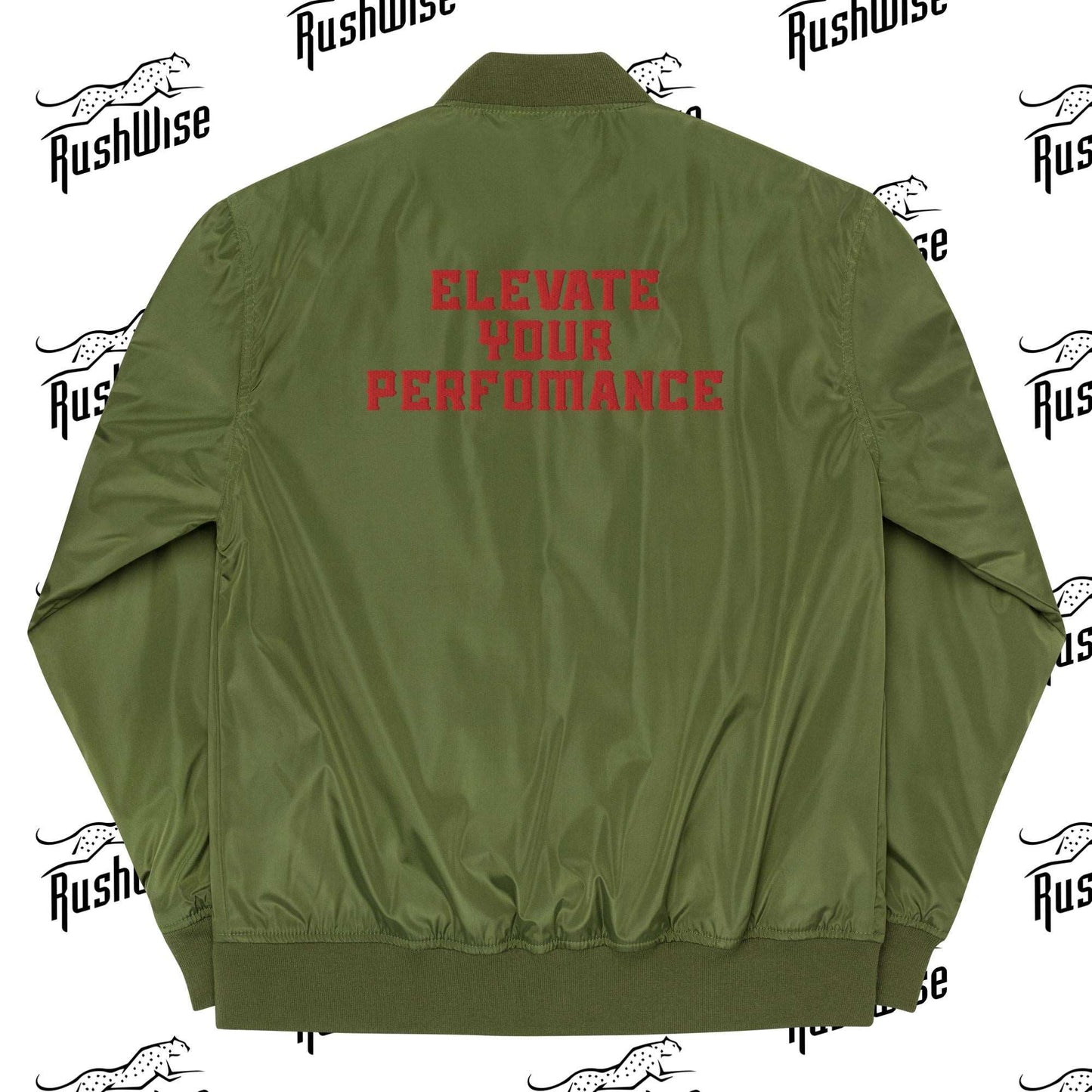 RushWise Premium Unisex recycled bomber jacket