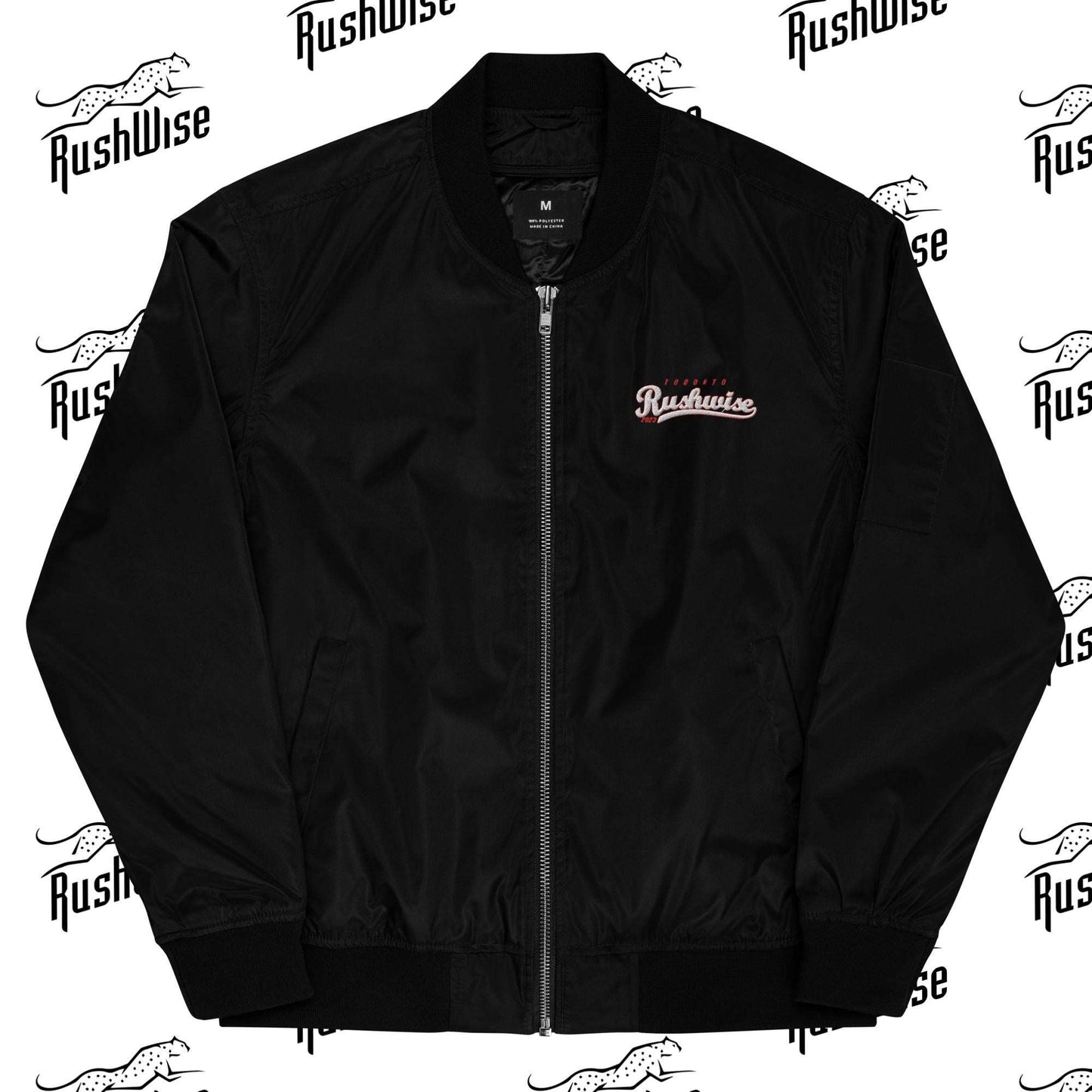 RushWise Premium Unisex recycled bomber jacket